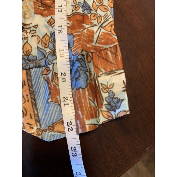 Vintage Montgomery Wards 70'S Old Town Pointed Collar Shirt Size L - Picture 8 of 9